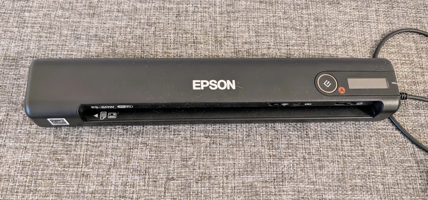 Brand New Epson ES-60W Portable Document Scanner - photo 2