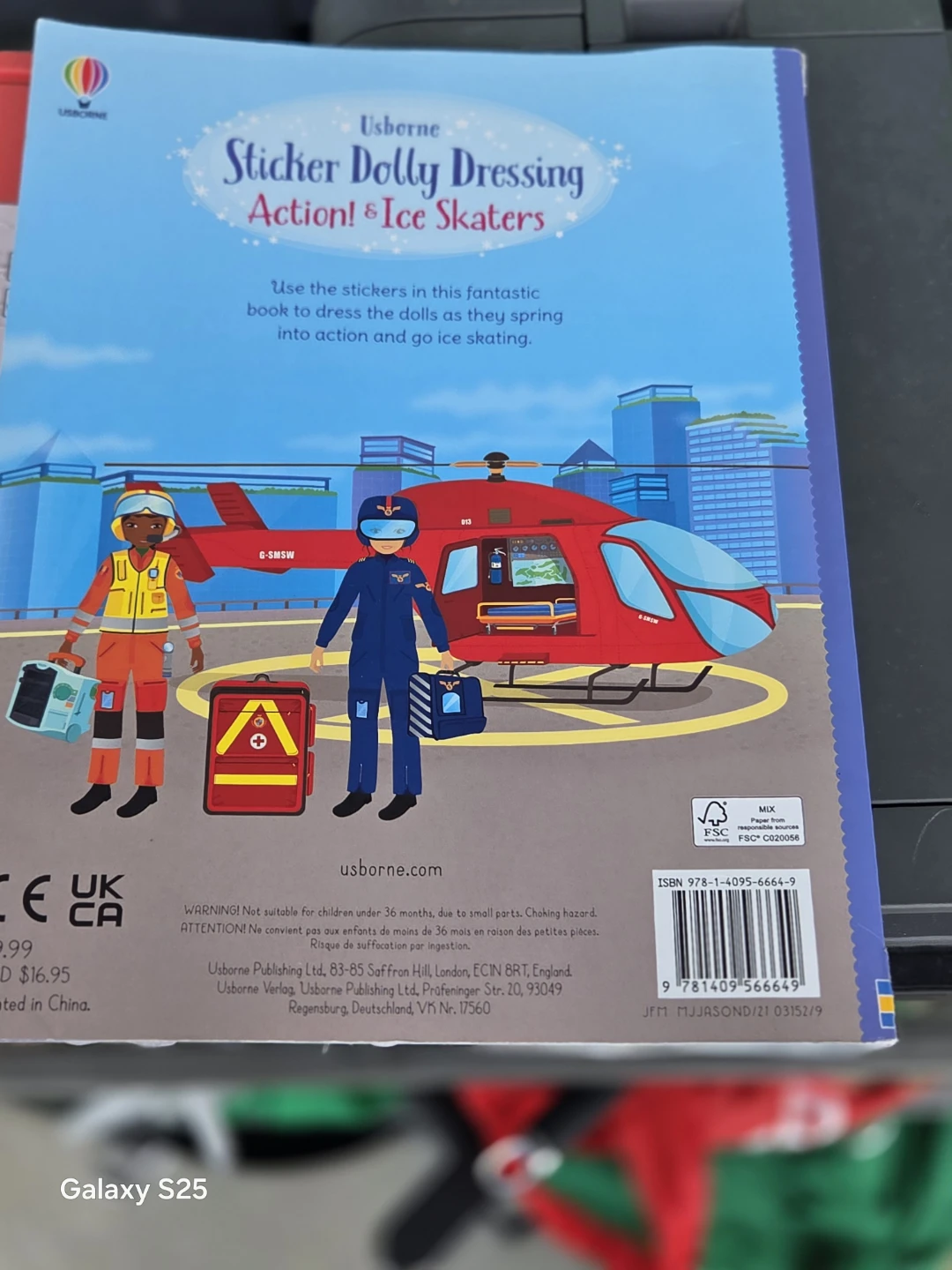 Usborne Sticker Dolly Dressing Action! & Ice Skaters Book - photo 5