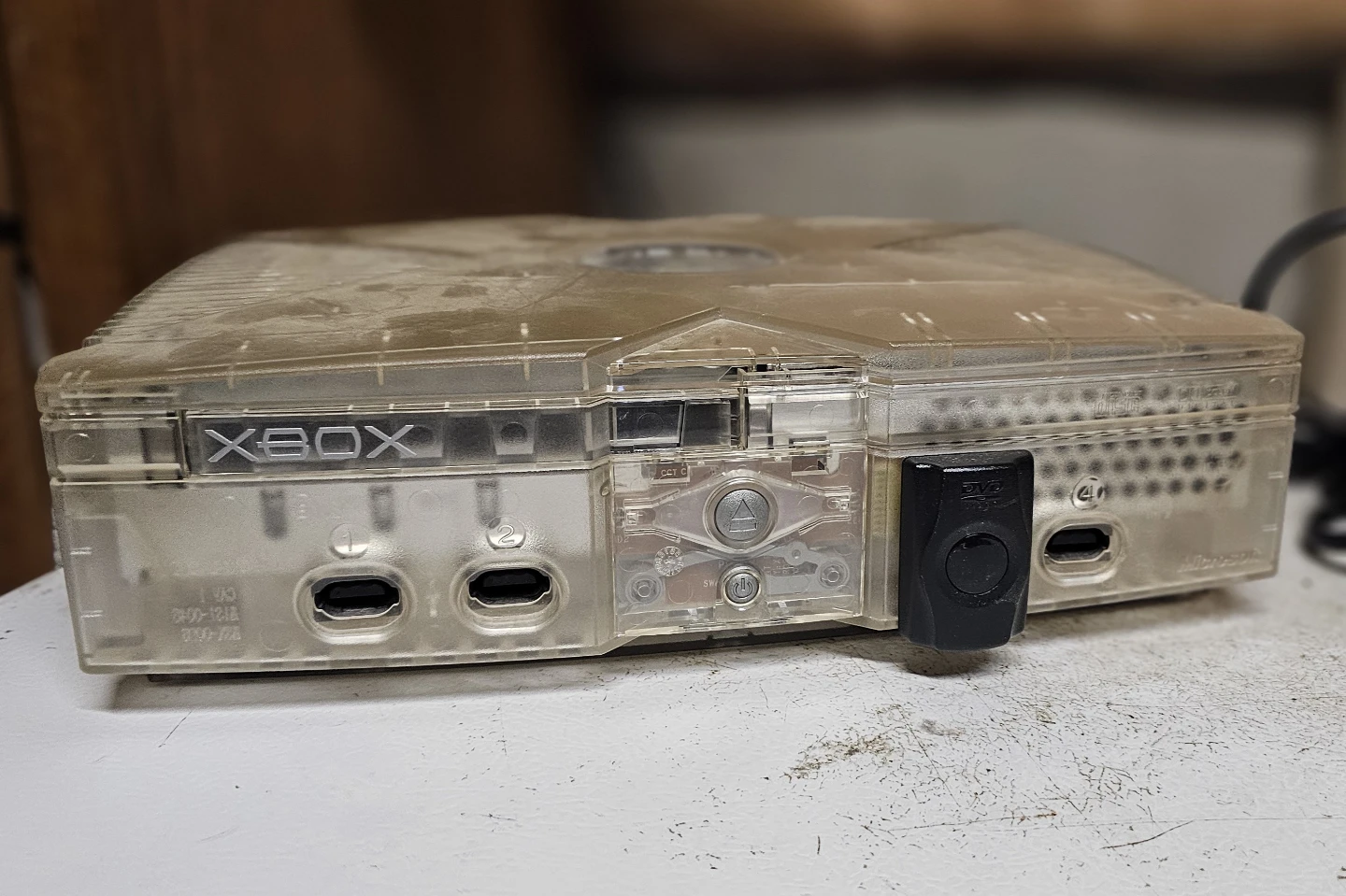 Xbox original crystal, 3 controllers and 4 games - photo 5