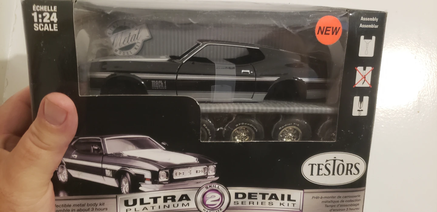 Testors Mustang Mach 1 Ultra Platinum Model Kit - photo 3