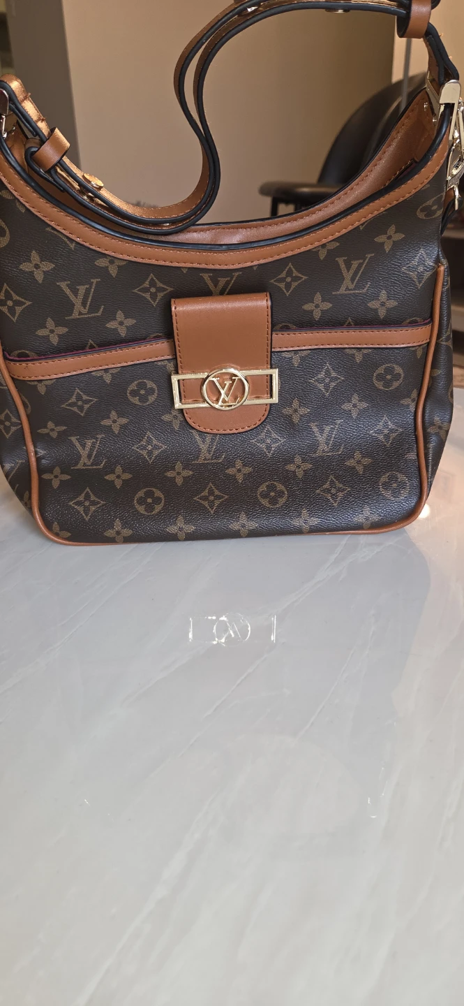 Brown Monogram Shoulder Bag