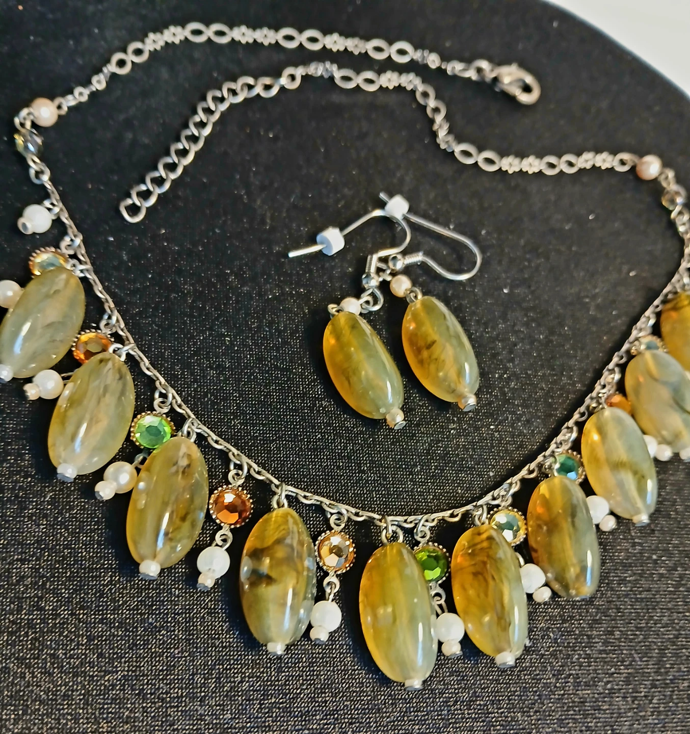 Beaded Necklace and Earring Set - photo 3