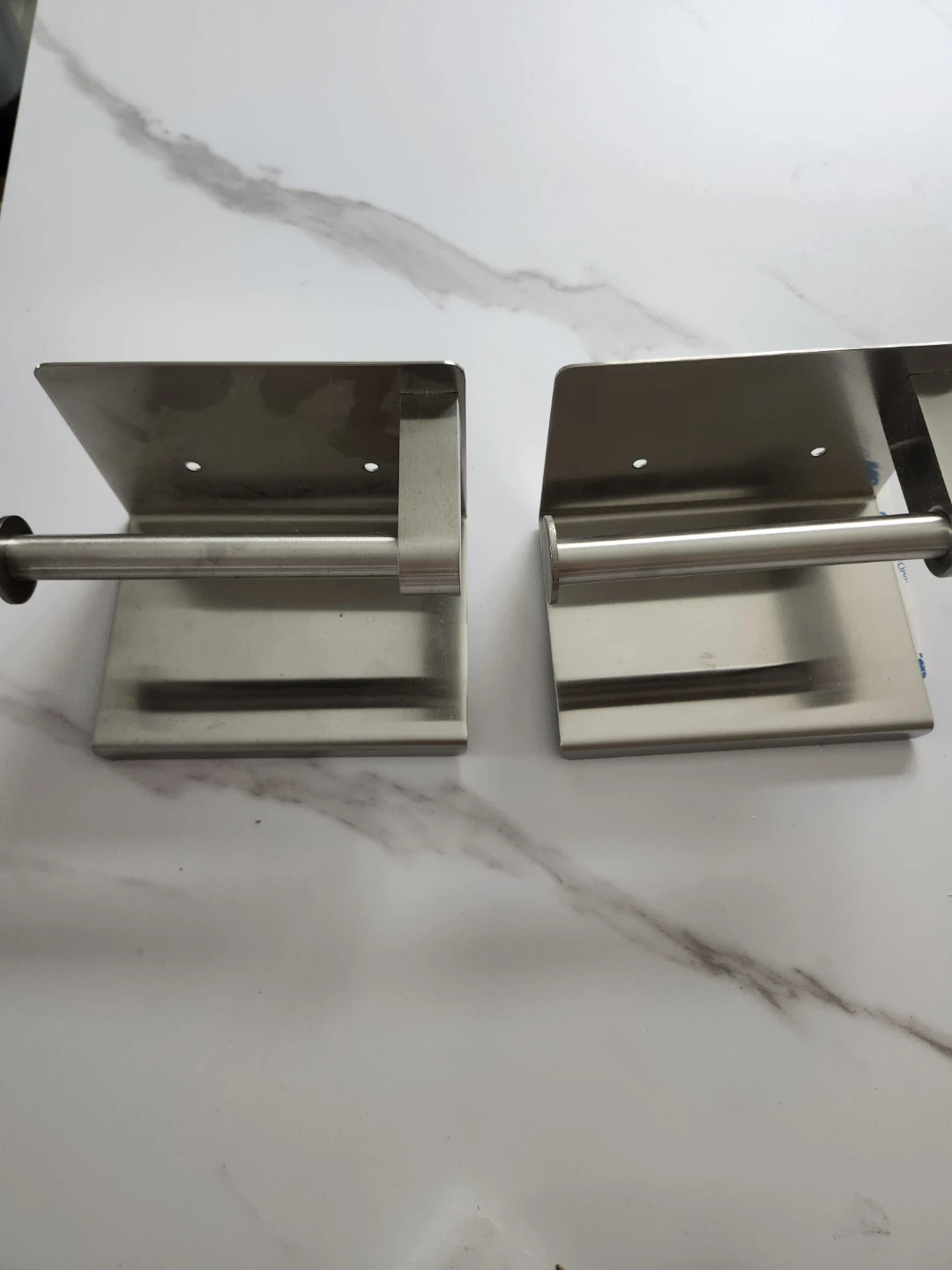 Pair of Stainless Steel Toilet Paper Holder