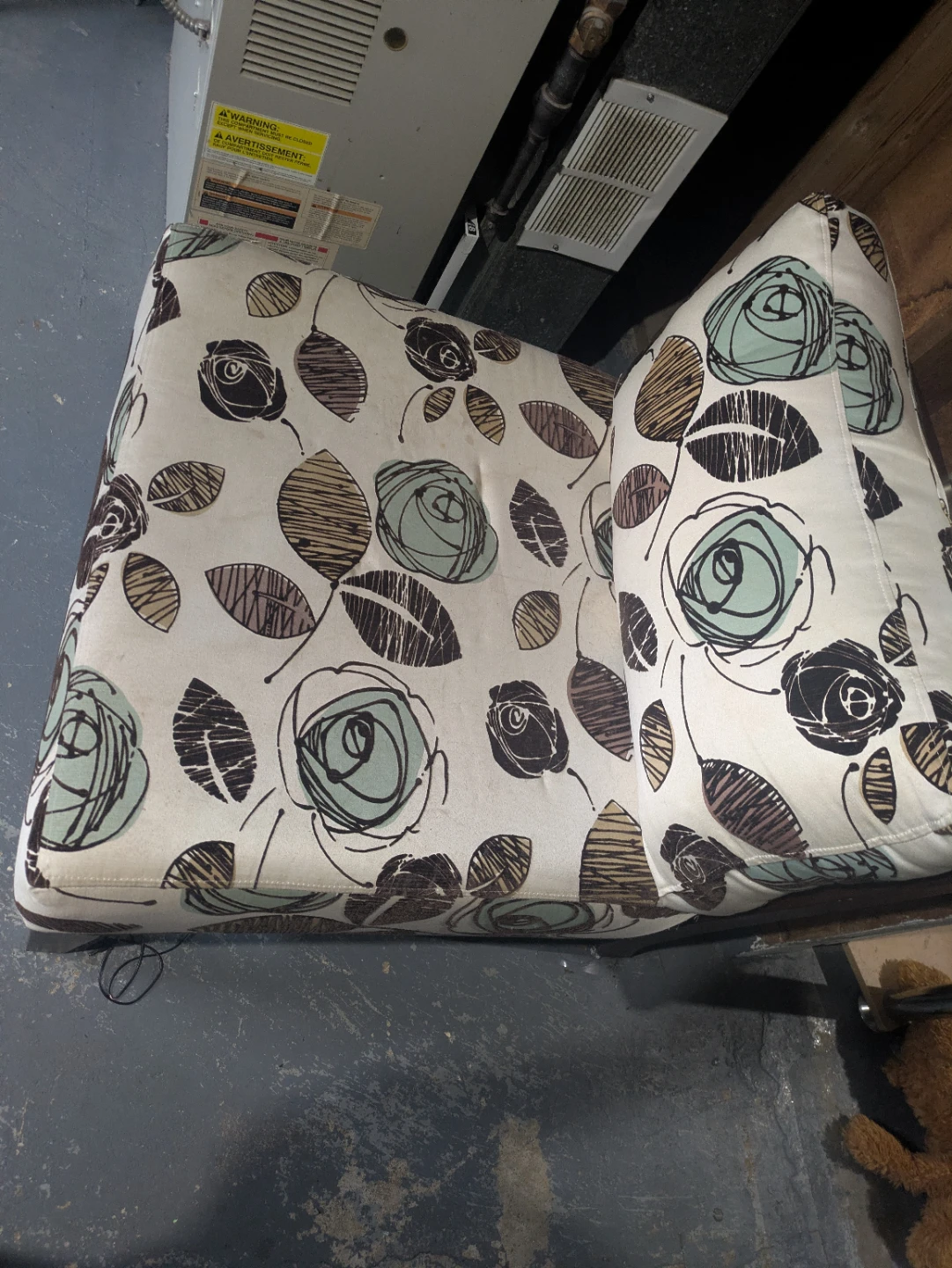 Accent Chair with Floral Pattern - photo 5