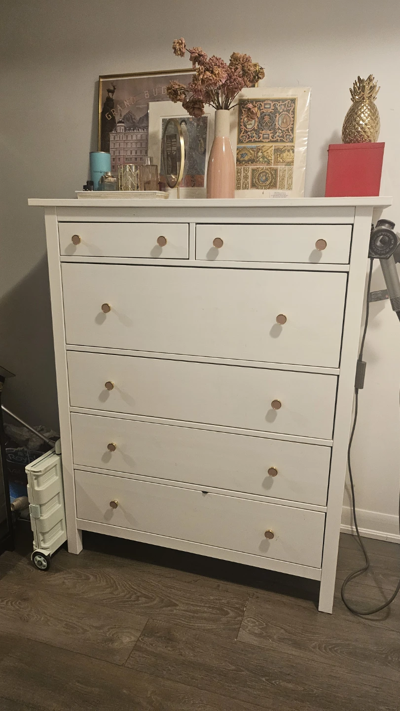 IKEA HEMNES 6-drawer dresser, white stain - photo 2