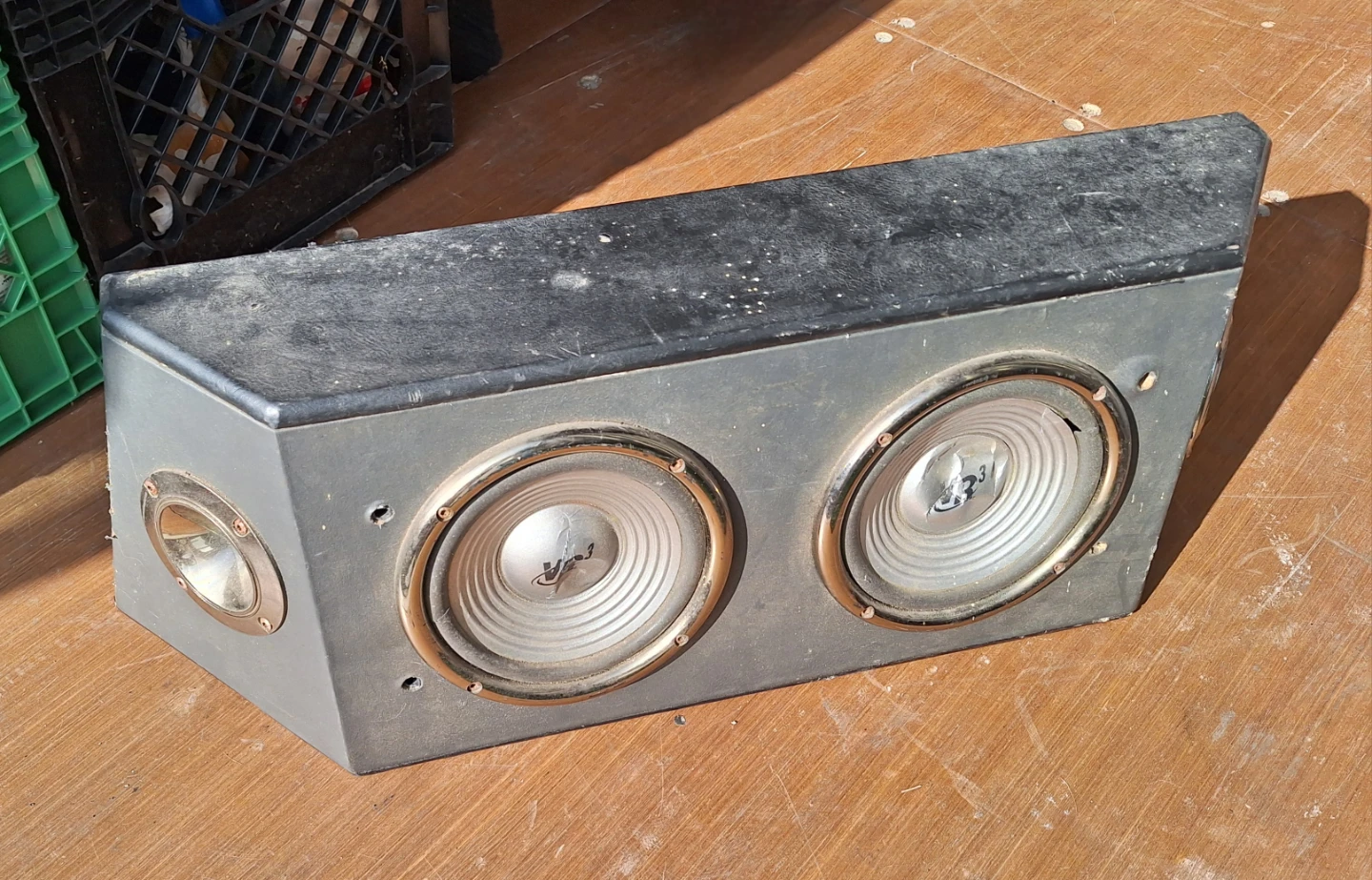 Vintage Speaker Box for Car Stereo (Kit Cat Club rescue) - photo 2