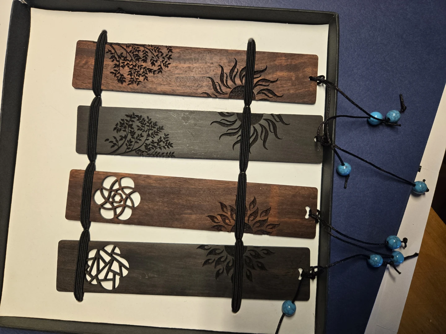 Wooden Bookmarks with Tassels