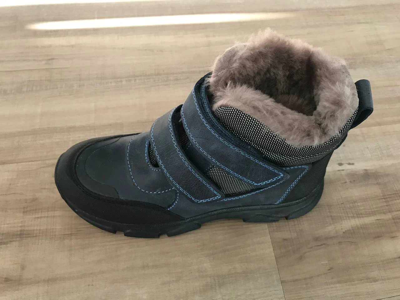 Kids Blue Fur Lined Boots - photo 3