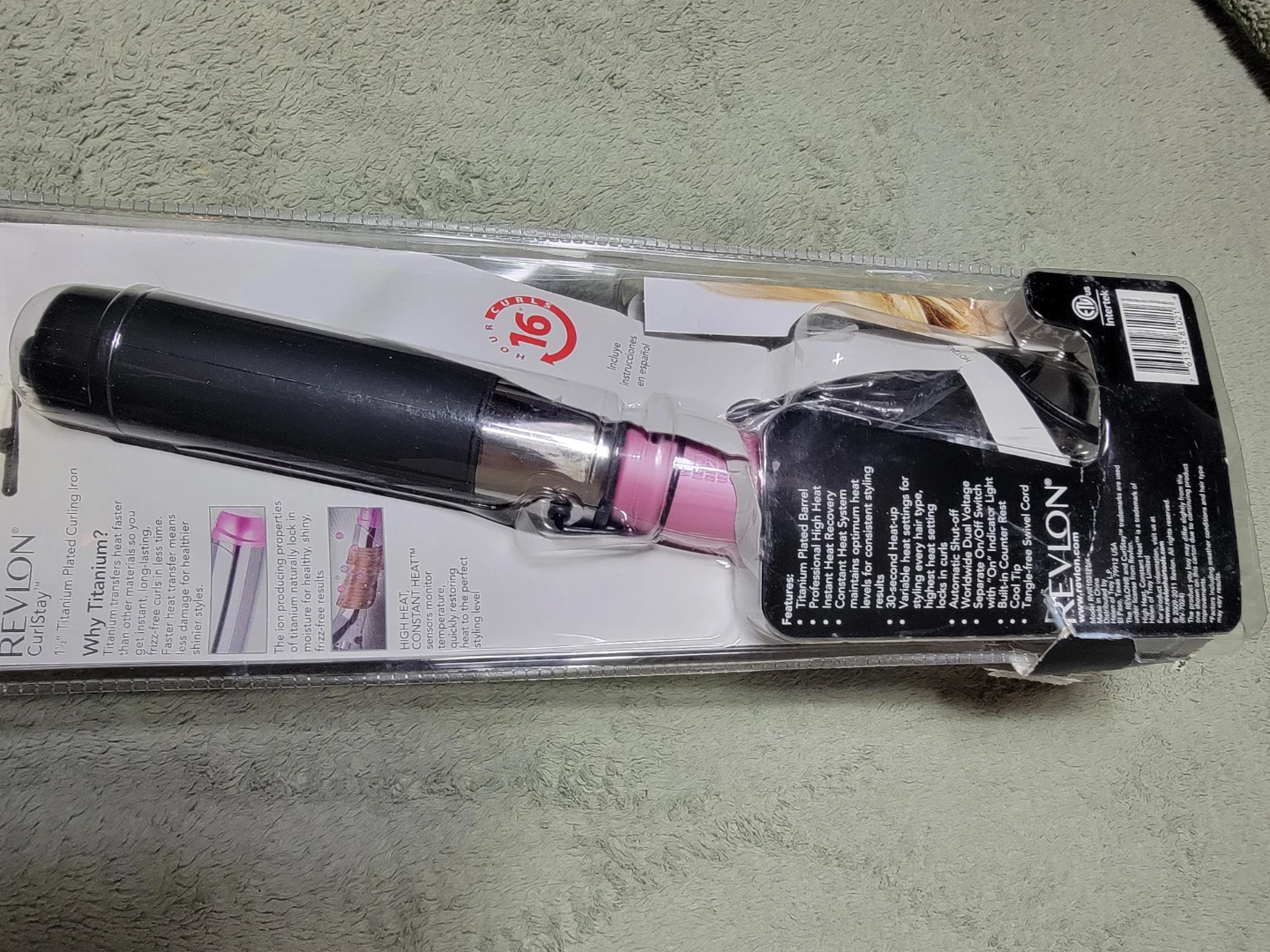 Revlon CurlStay 1 1/2" Titanium Plated Curling Iron - photo 3