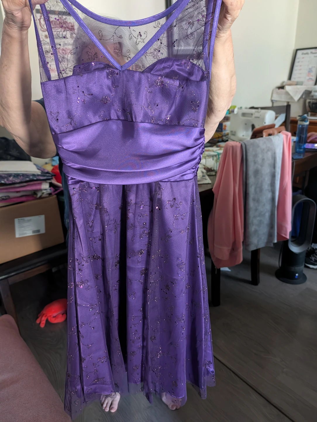 Purple Sparkle Dress - photo 2