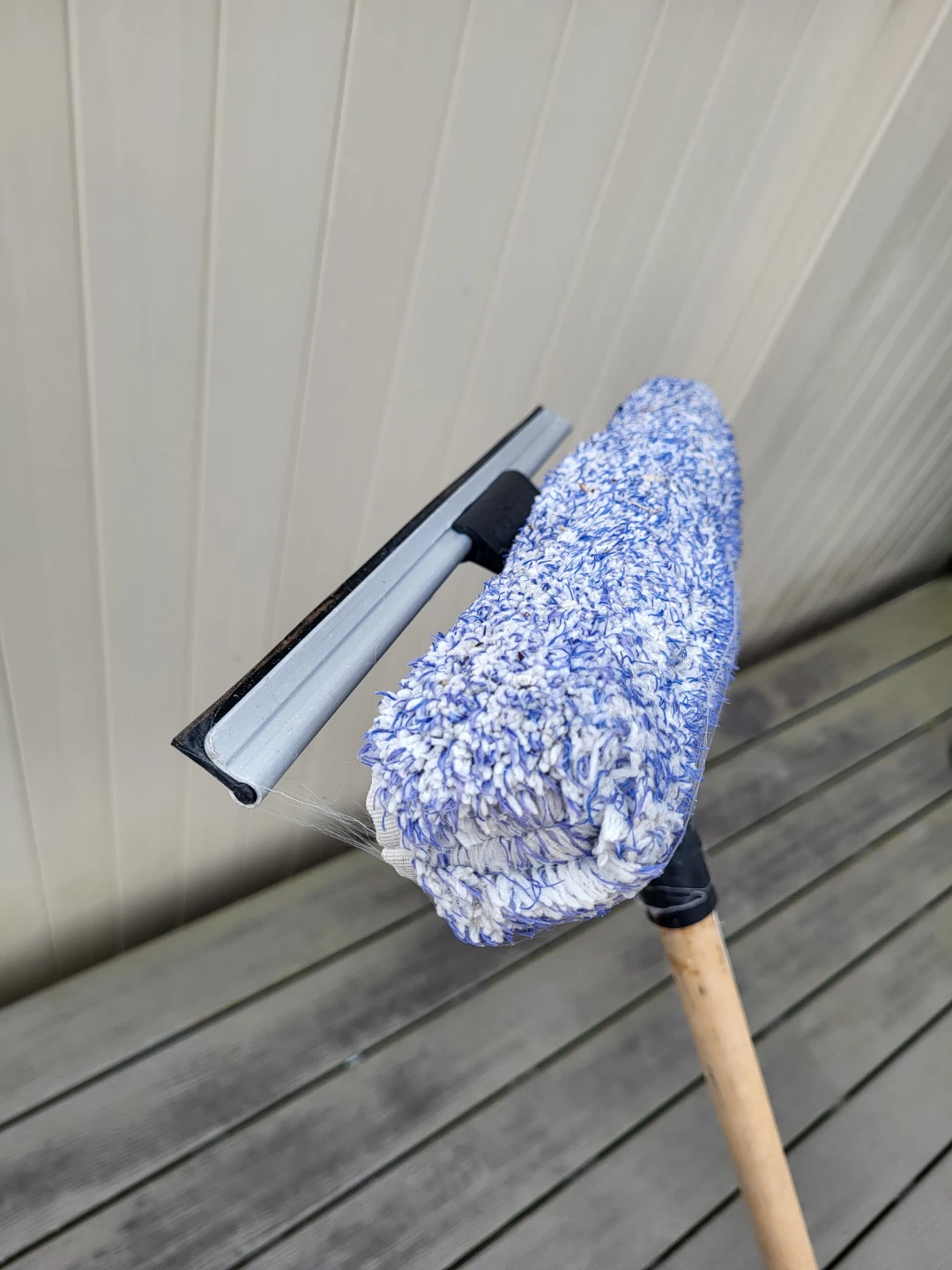 Window Washer Squeegee on Handle