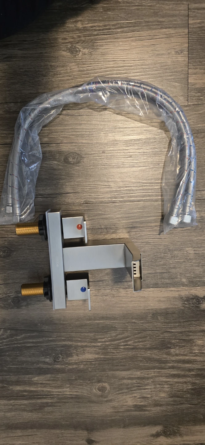 Brushed Nickel Waterfall Faucet Set - photo 3