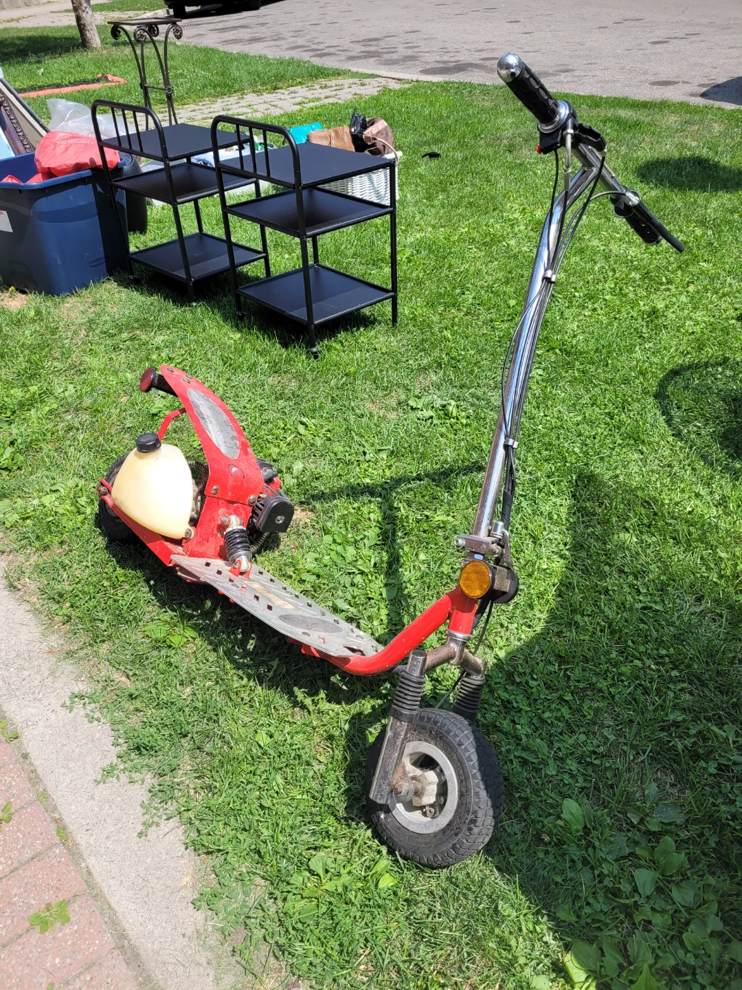Red Gas Scooter
