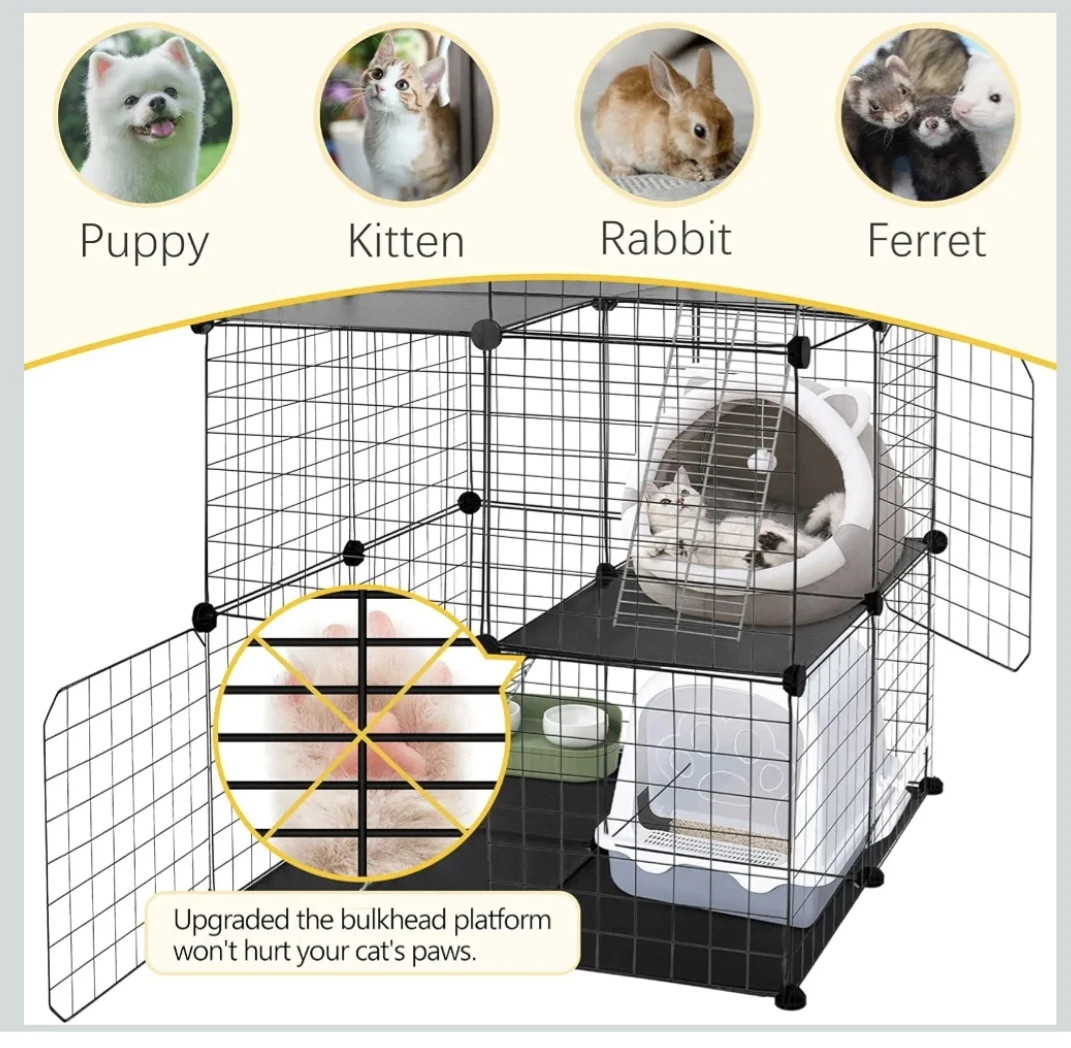 Multi-Level Wire Pet Cage - photo 3