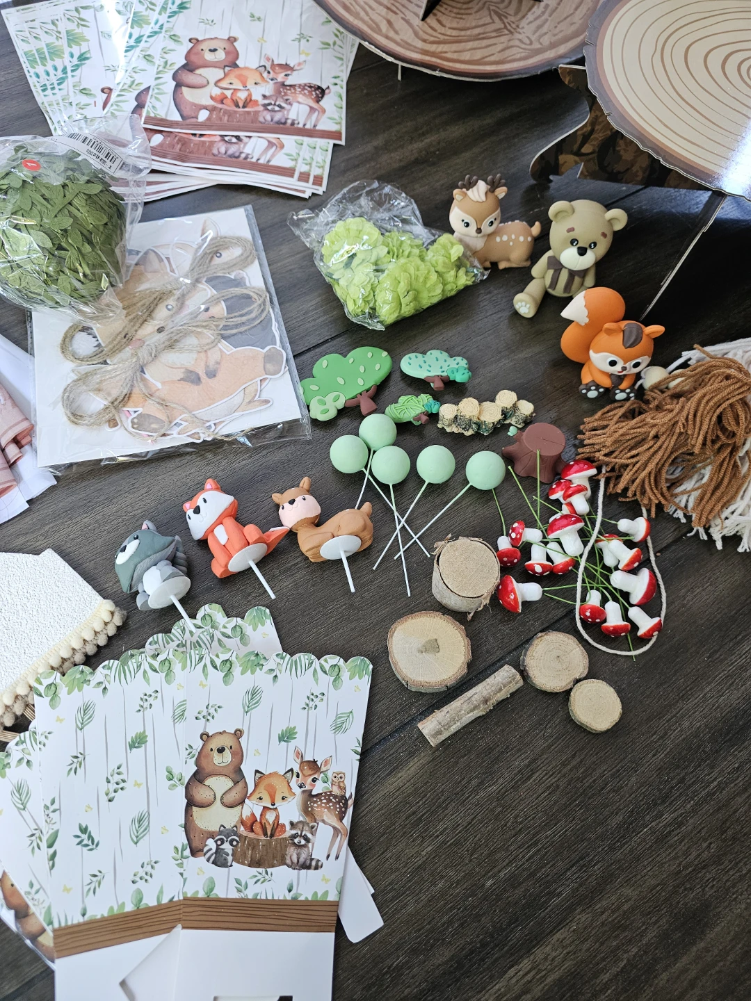 Woodland Party 1st Birthday Decor - photo 3