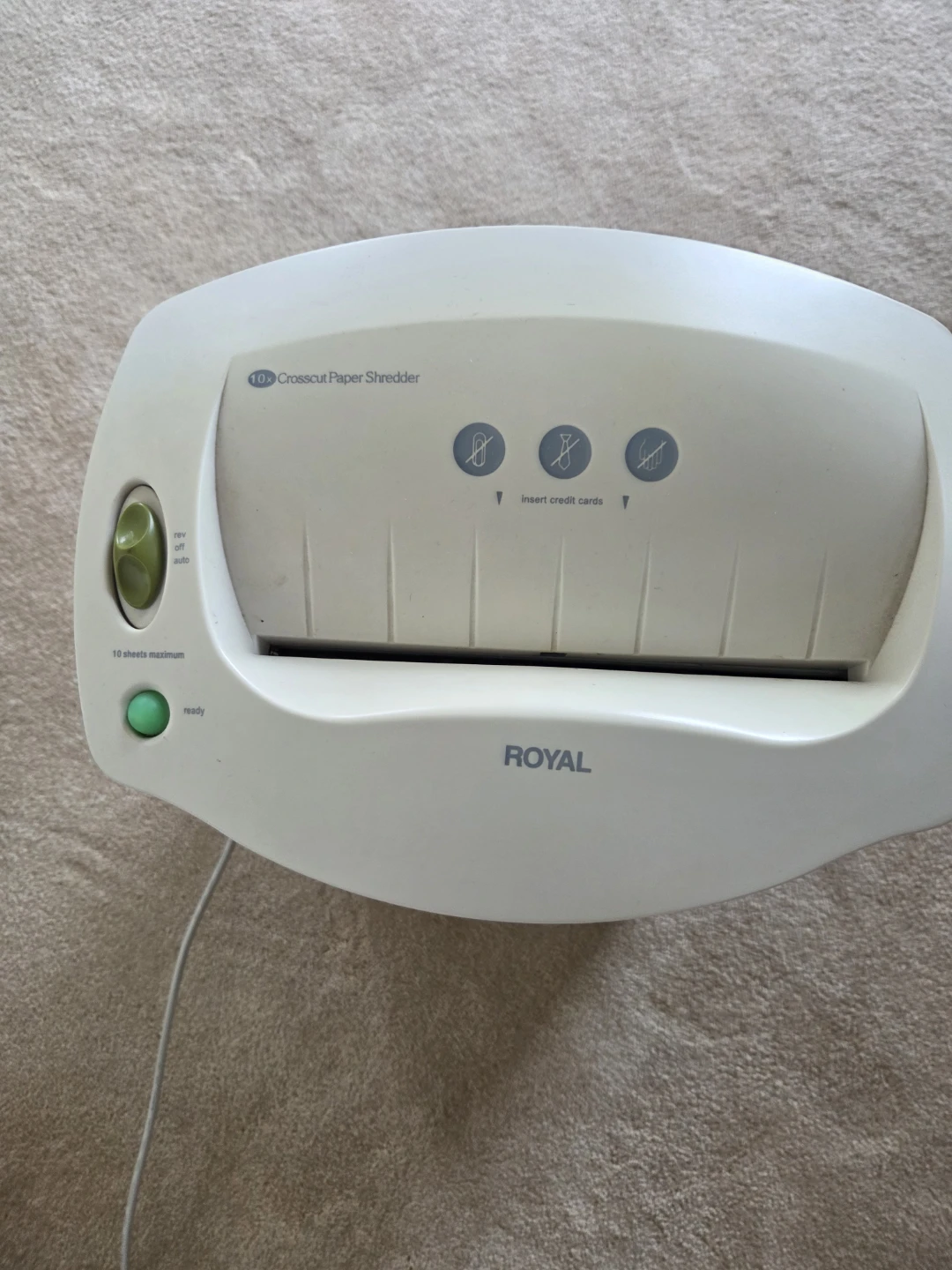 Royal Crosscut Paper Shredder - photo 2