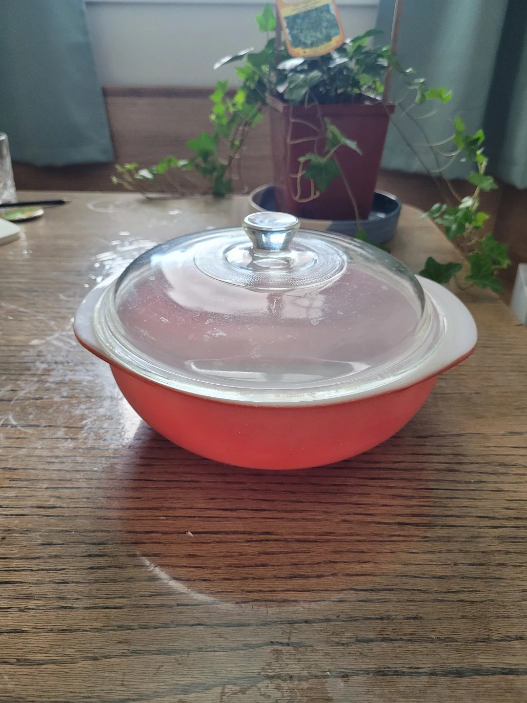 Vintage PYREX Flamingo Pink Casserole Dish - photo 4