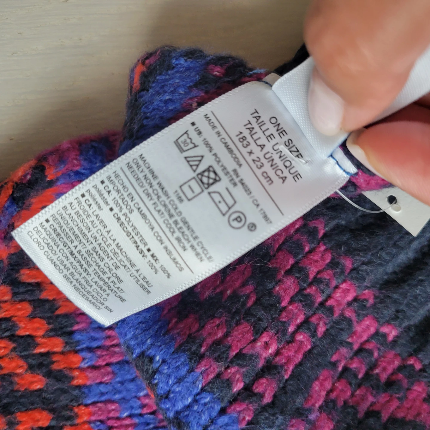 Old Navy Fair Isle Knit Scarf - photo 3