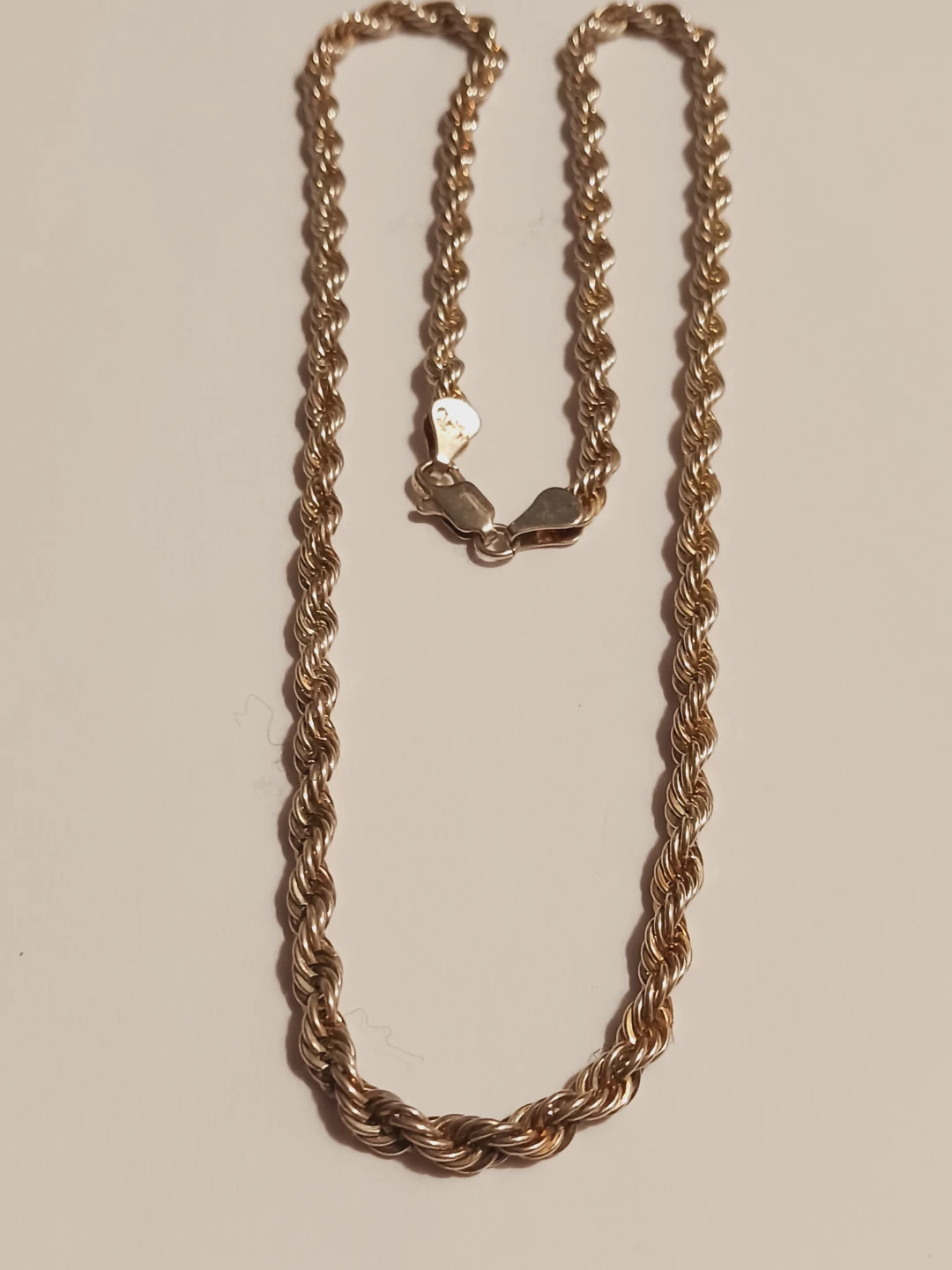 Sterling Silver 925 Rope Chain Necklace - photo 2