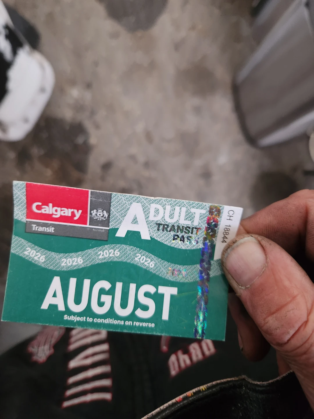 Aug  calgary transit pass