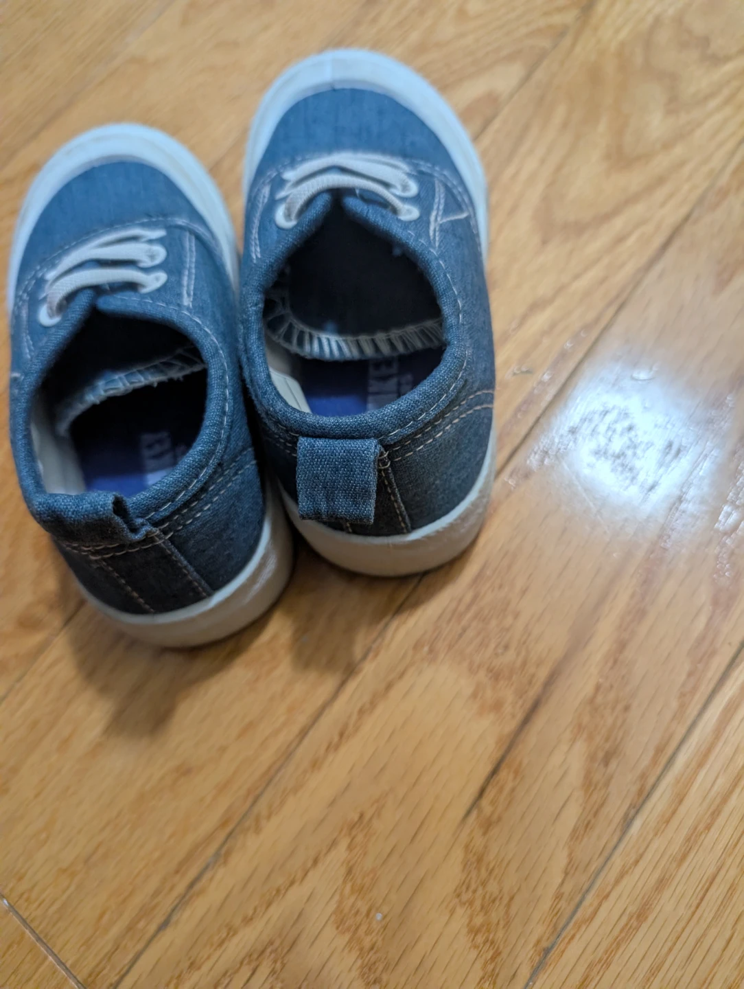 MONKEY BARS Toddler Denim Sneakers - Size 8 - photo 2