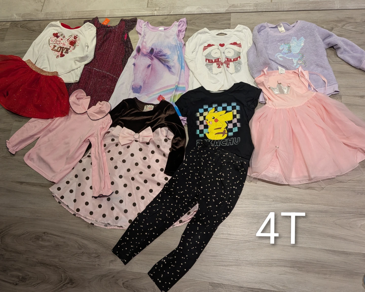 Girls' Clothing Bundle (Sizes 4T-7T)