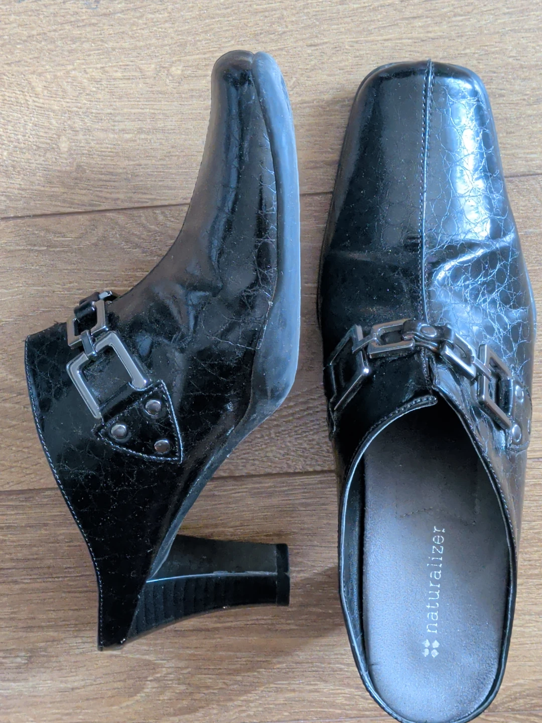 Naturalizer Black Mules - Size 8.5 - photo 2