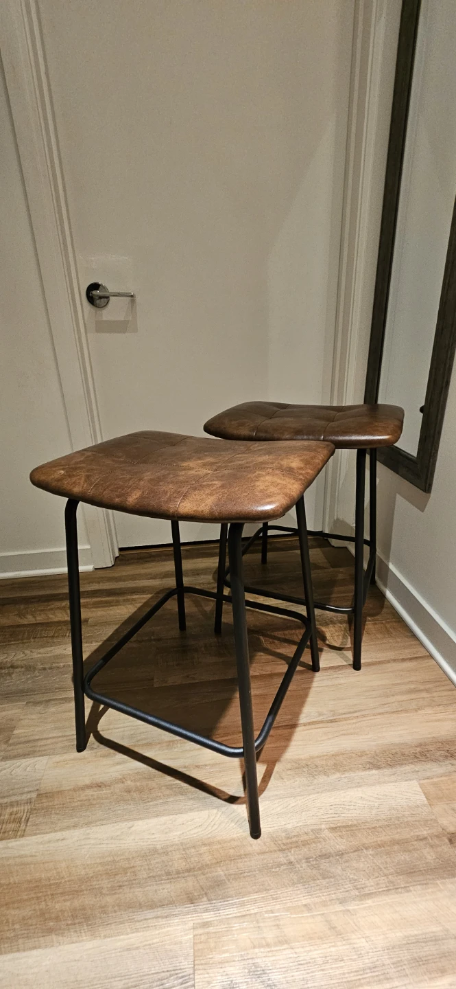 COUNTER BAR STOOLS SET OF 2 - photo 5