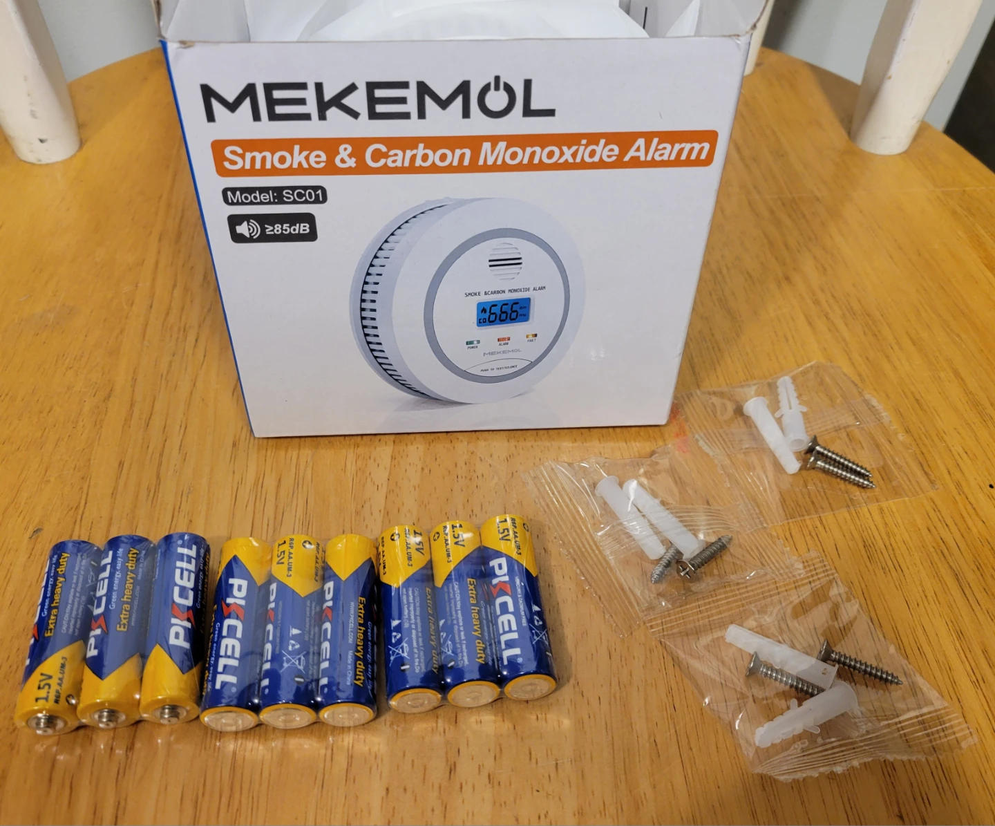 3 Pack Lot Photoelectric Smoke & Carbon Monoxide Detectors Alarm - photo 2