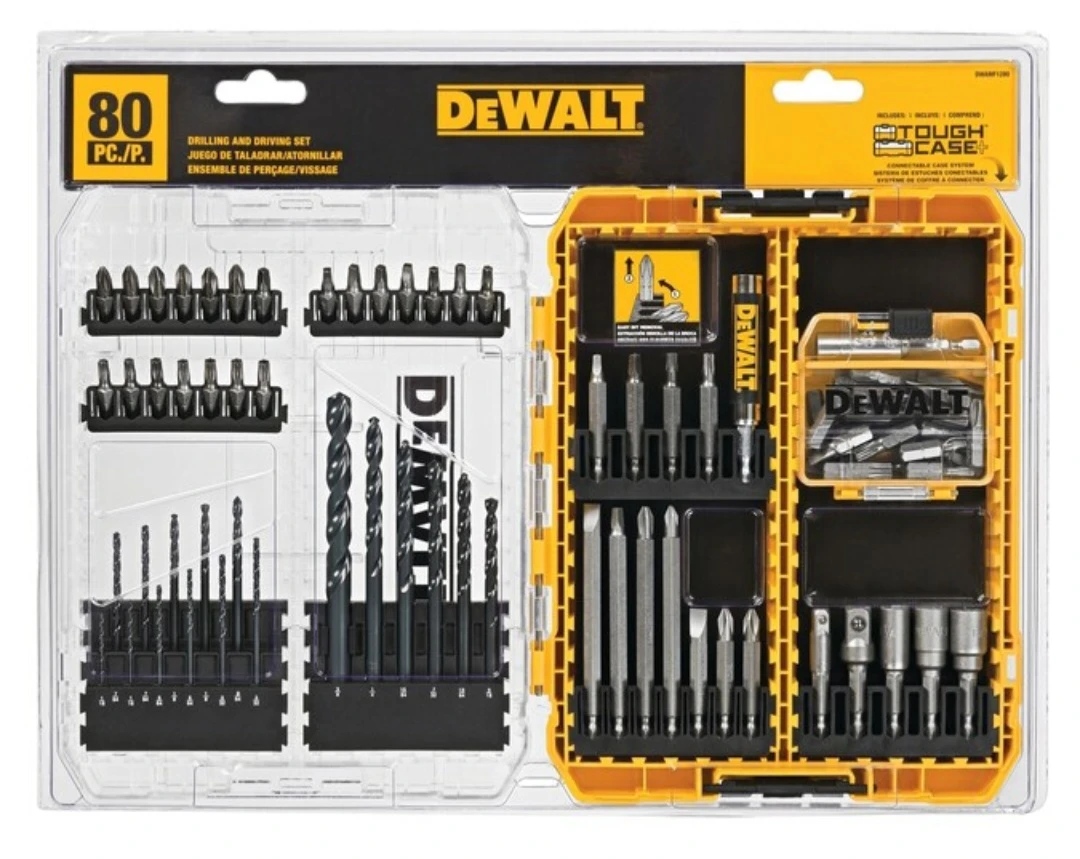 DEWALT 80-Piece Drill and Driving Bit Set