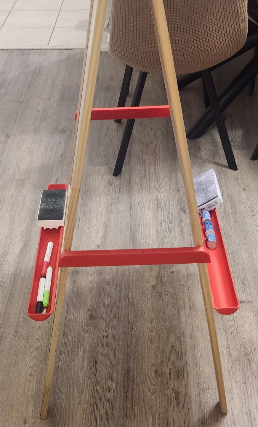 Wooden Easel Whiteboard and Chalkboard for Kids - photo 3