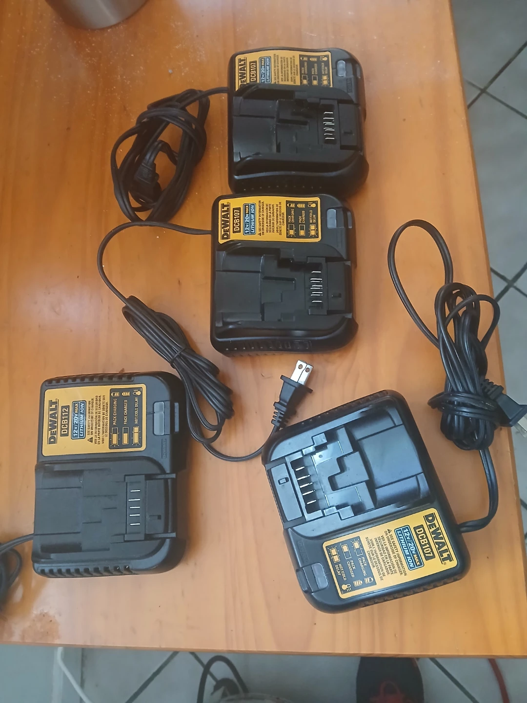 Dewalt batery chargers new 15 each