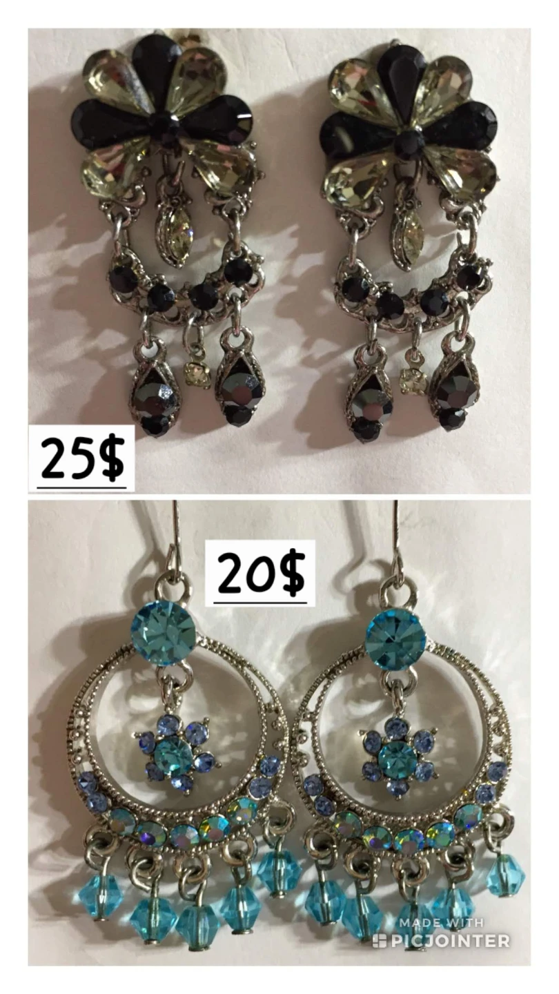 all new Assorted Crystal and Bead Necklaces and Earrings