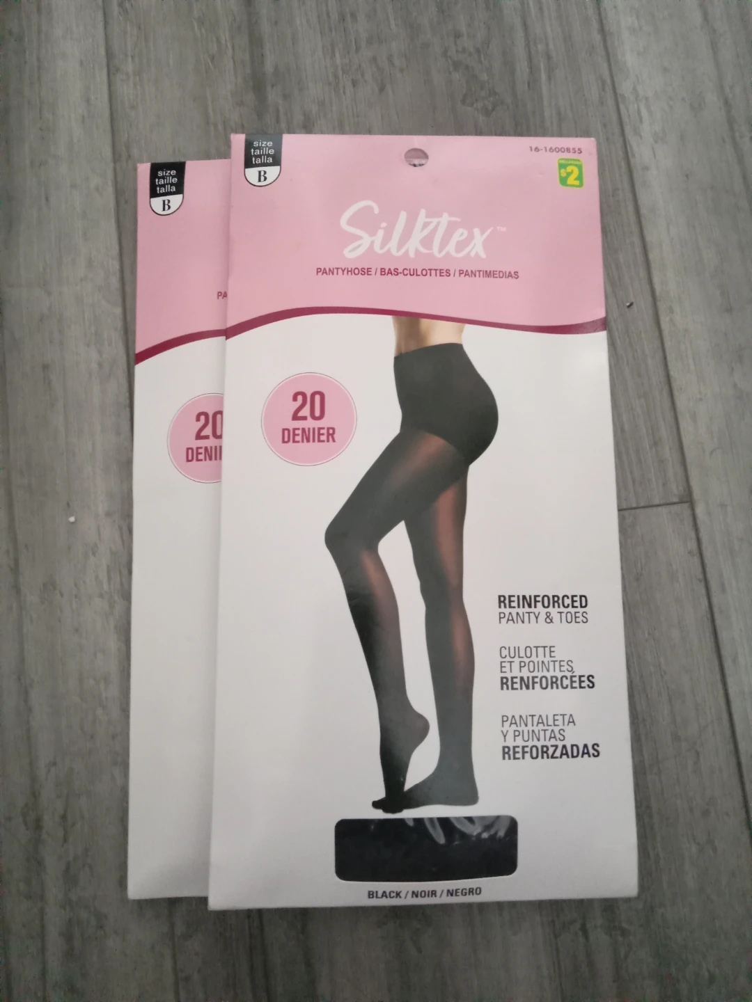 2 Silkxtex 20 Denier Pantyhose - Size B
