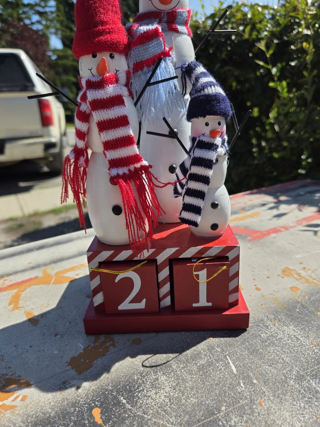Snowman Desk Calendar