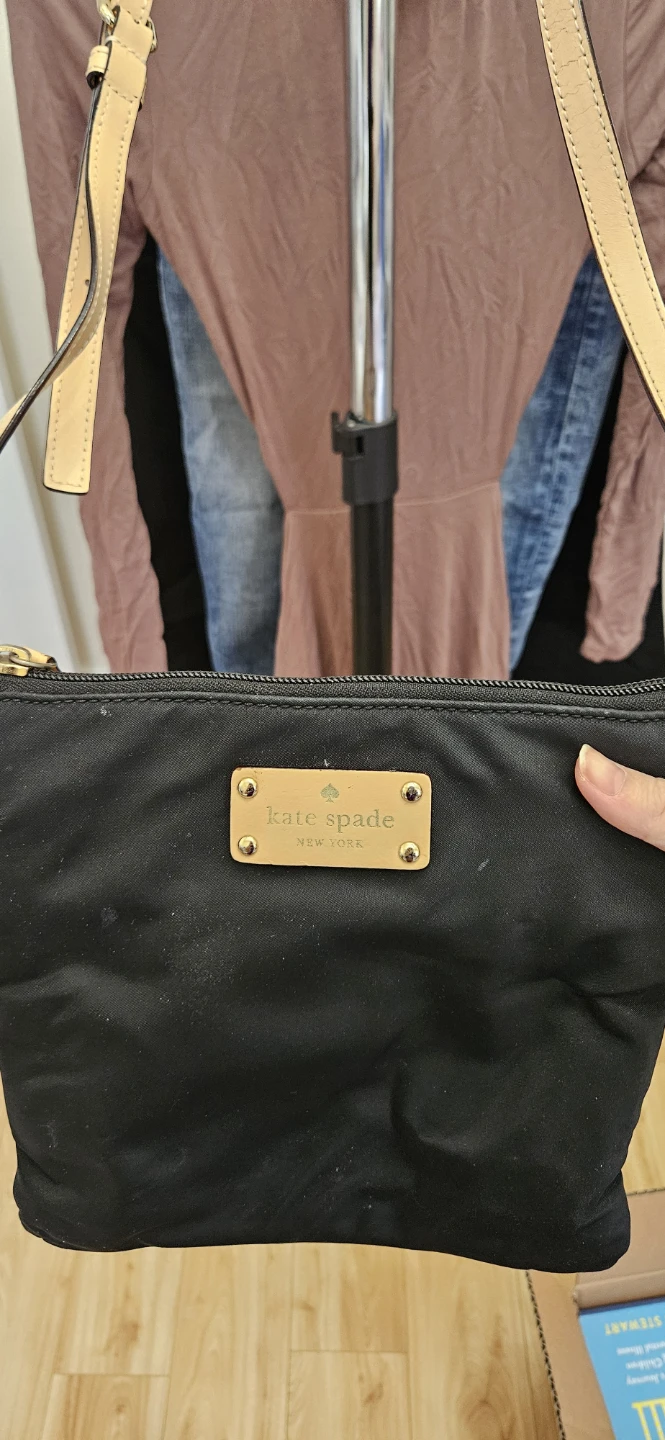 Kate Spade Black Nylon Crossbody Bag