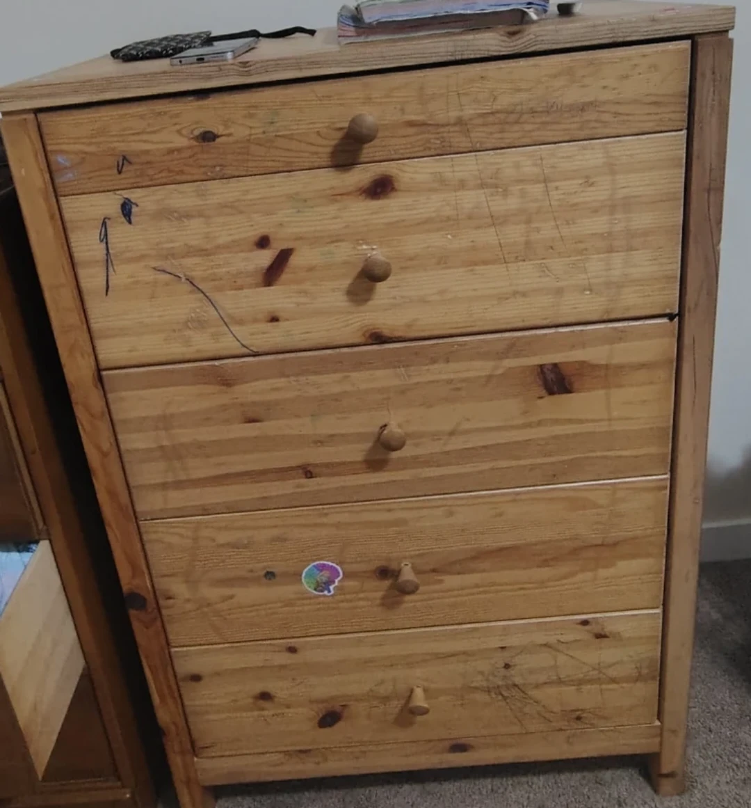 Wooden Dresser Chest of Drawers - photo 2