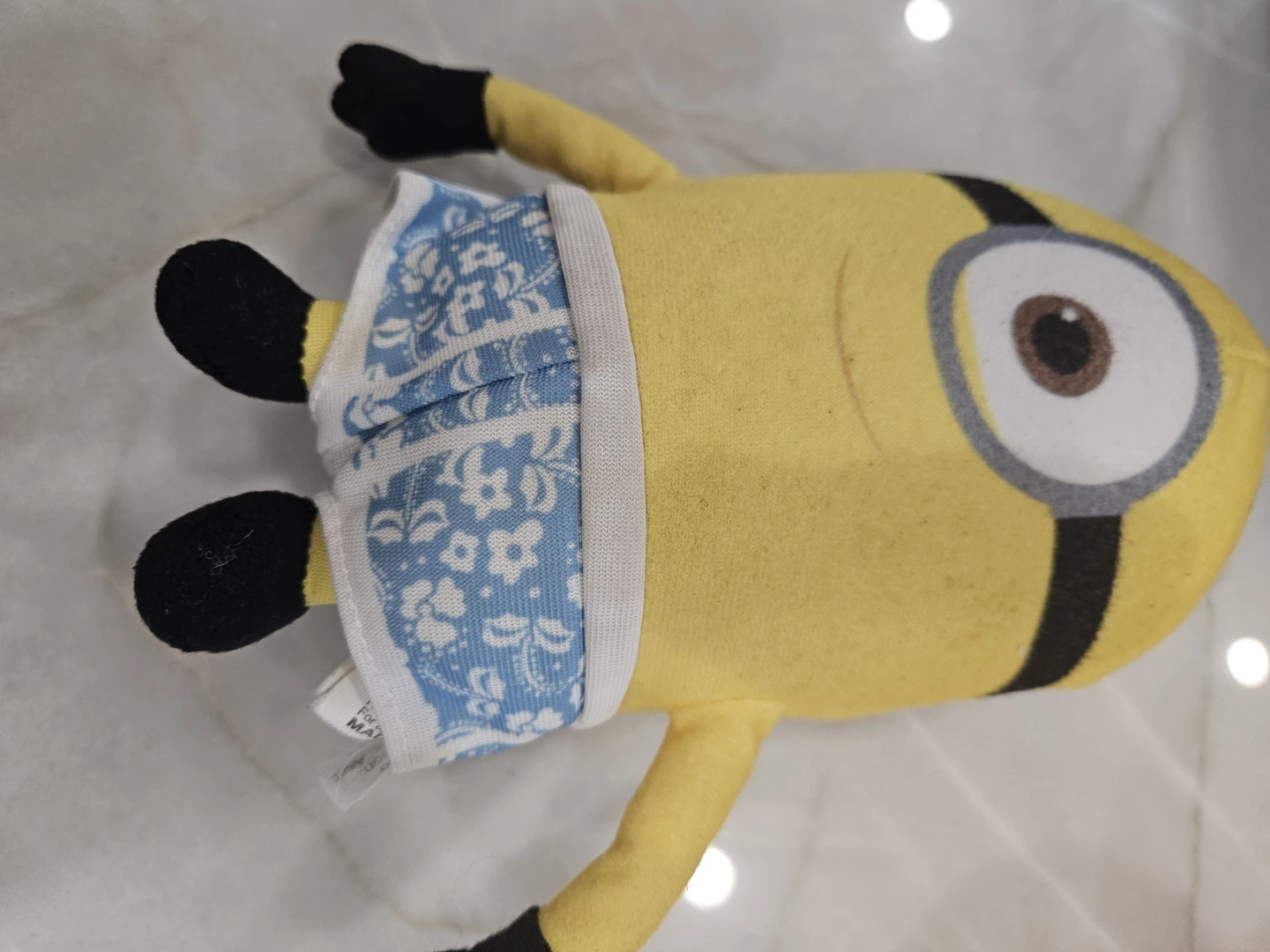 Minion Plush Toy with Blue Skirt