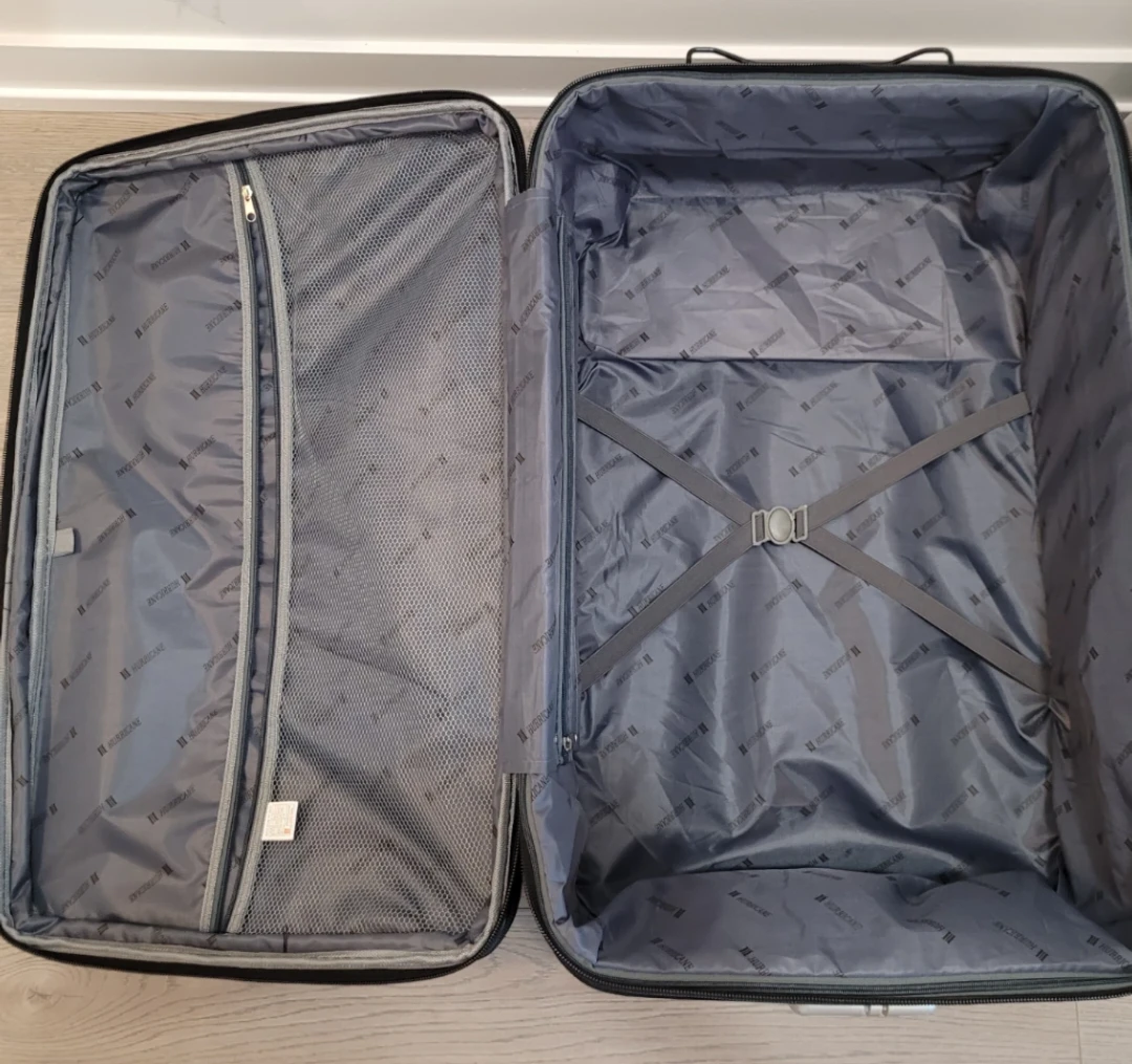 Hurricane Black & Grey Large Suitcase - photo 2