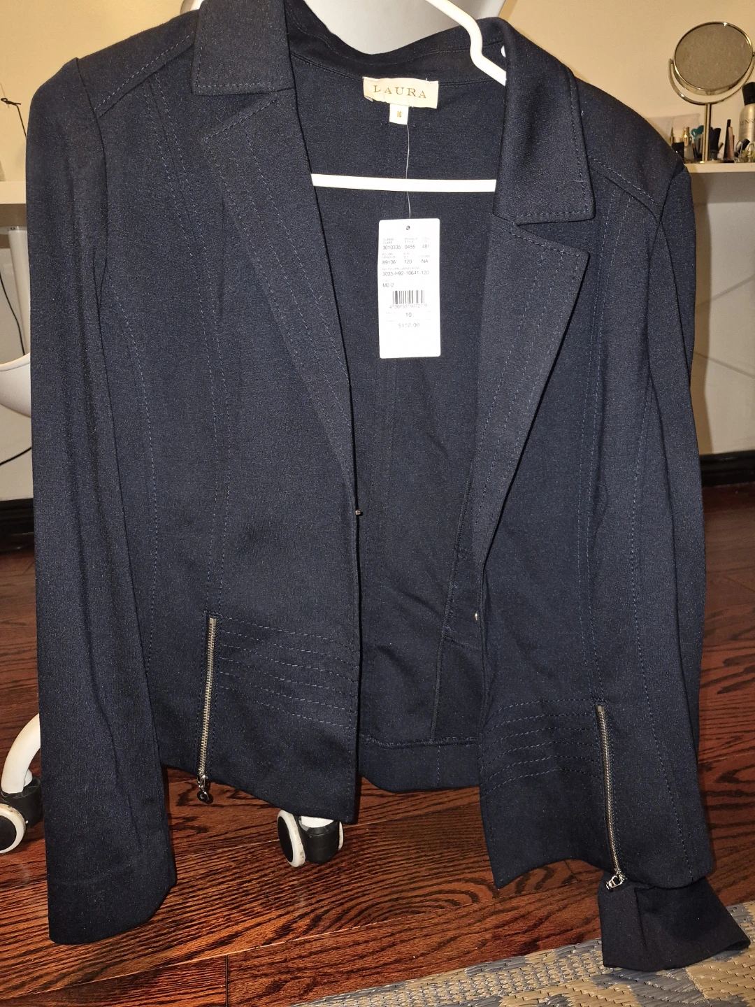 LAURA Navy Blue Blazer Jacket - photo 2