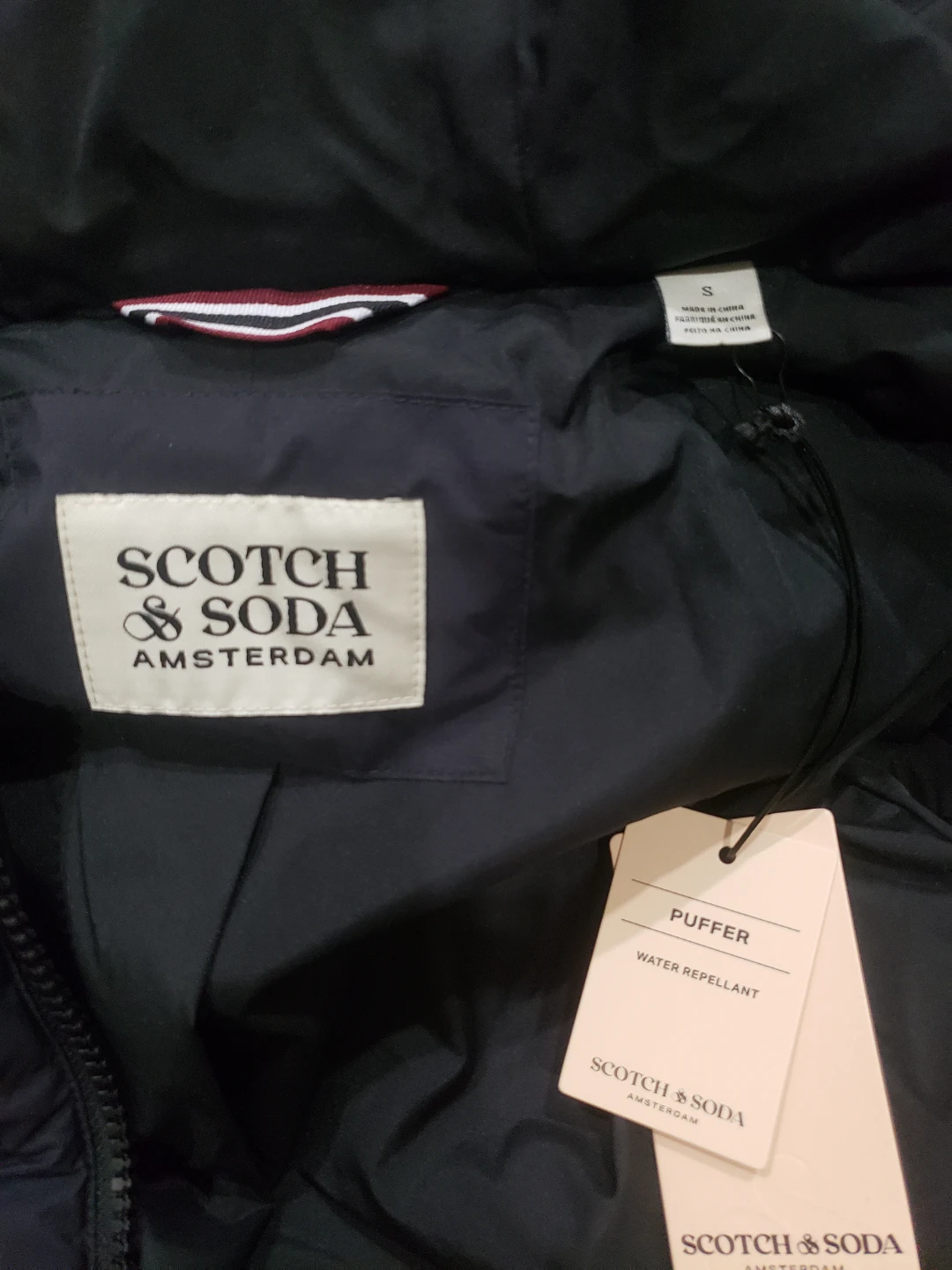 Scotch & Soda Puffer Jacket - Black Size S - photo 5