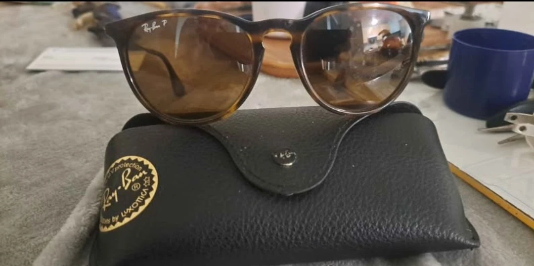 Ray-Ban Tortoise Shell Sunglasses with Case - photo 2