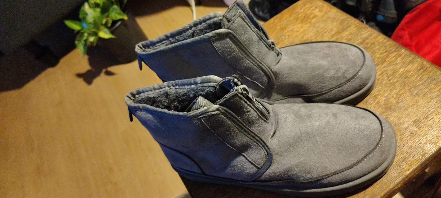 Grey Zip-Up Winter Boots - photo 3