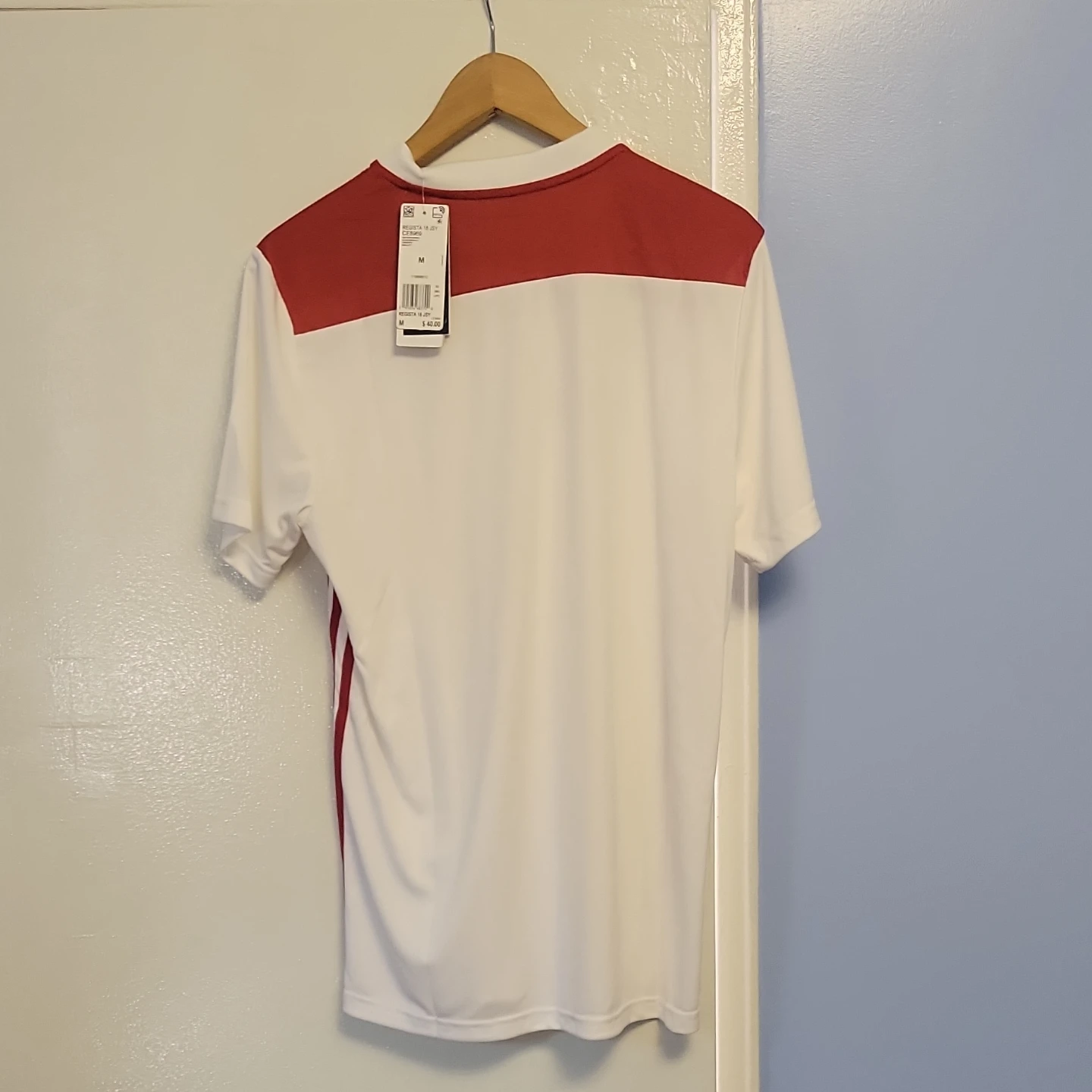 Adidas Climalite Soccer Jersey - White/Red - Size M - photo 5