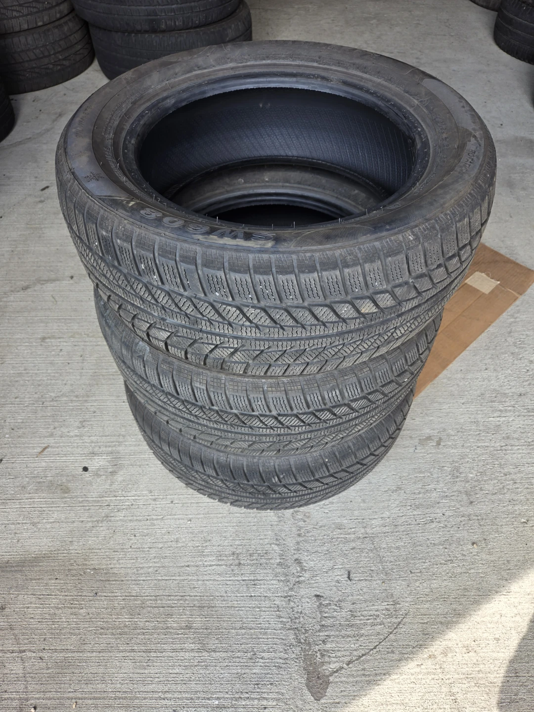 3 tire Westlake SW608 Winter Tires - 215/55R16 97H