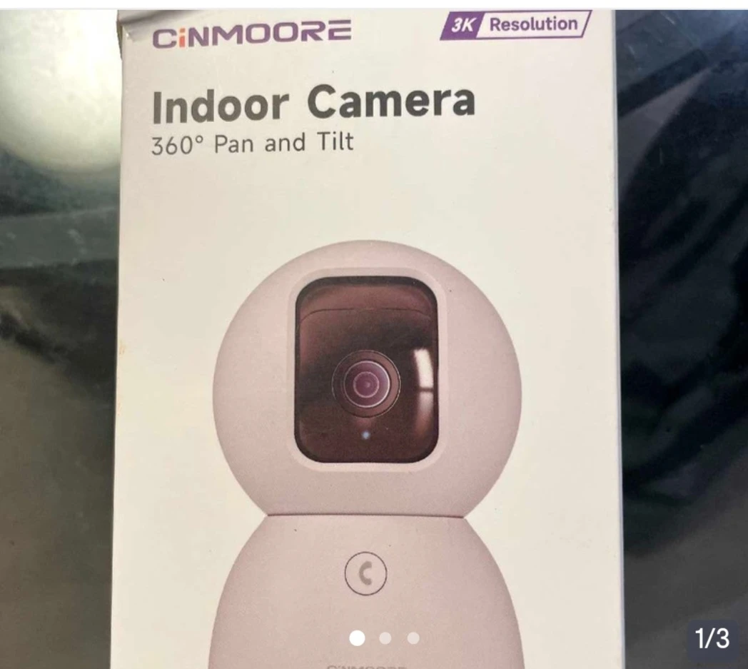 CINMOORE Indoor Camera 3K Resolution 360° Pan and Tilt