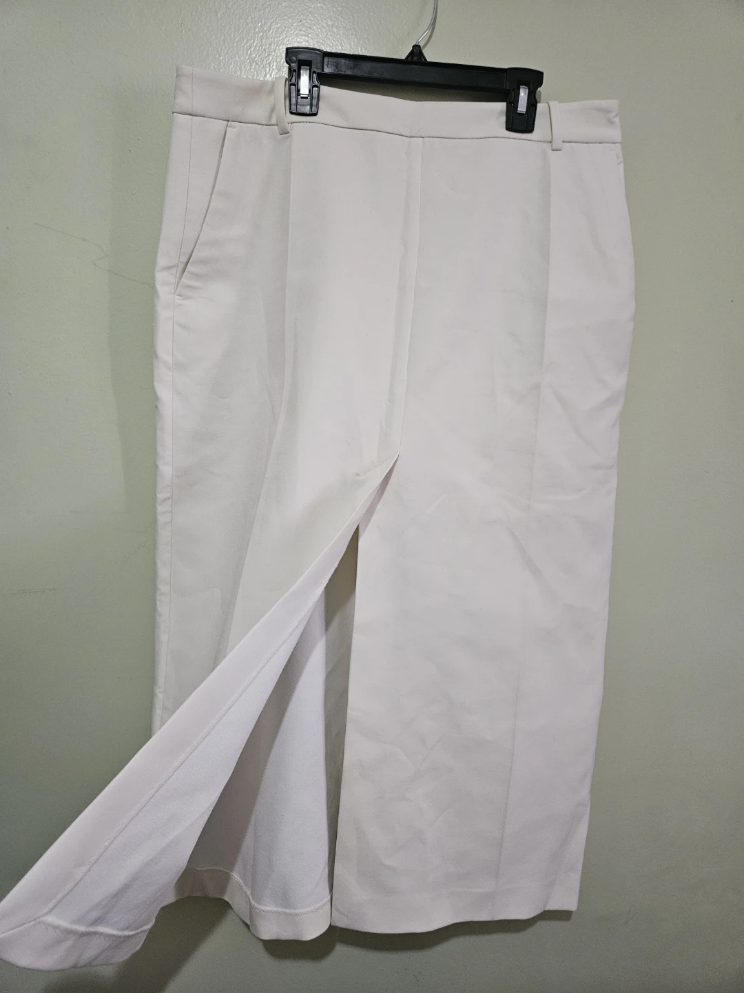 ZARA White Maxi Dress Skirt with Pockets - photo 5