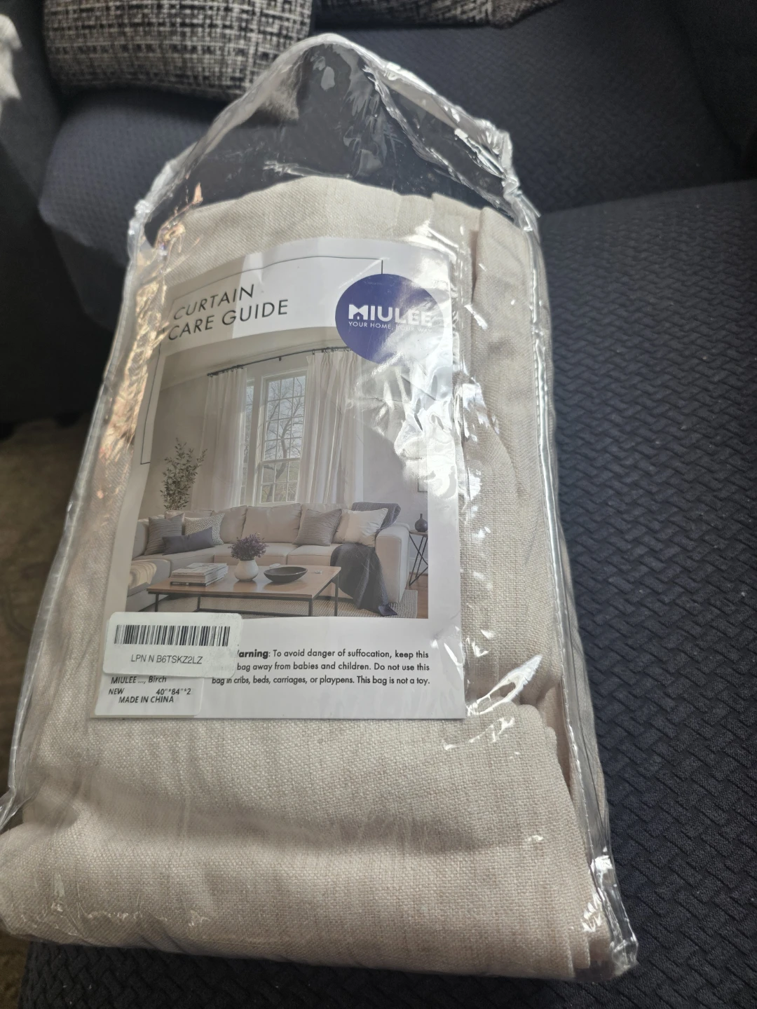 MIULEE Birch Curtains