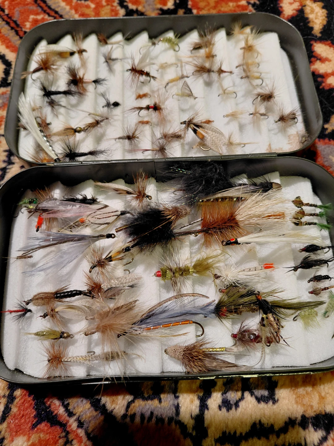 CEOFYVIS Flies Fishing Lures Tin Box - photo 2