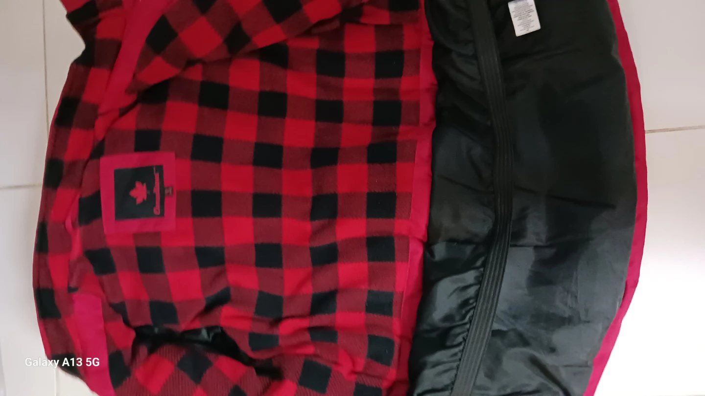 Canadiana Red & Black Plaid Lined Winter Jacket - photo 2